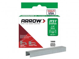 Arrow JT21 T27 Staples 6mm (1/4in) Box 1000 £2.69